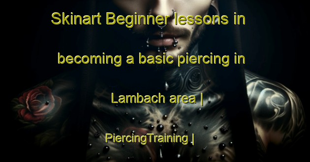 Skinart Beginner lessons in becoming a basic piercing in Lambach area | PiercingTraining | PiercingClasses | SkinartTraining-France